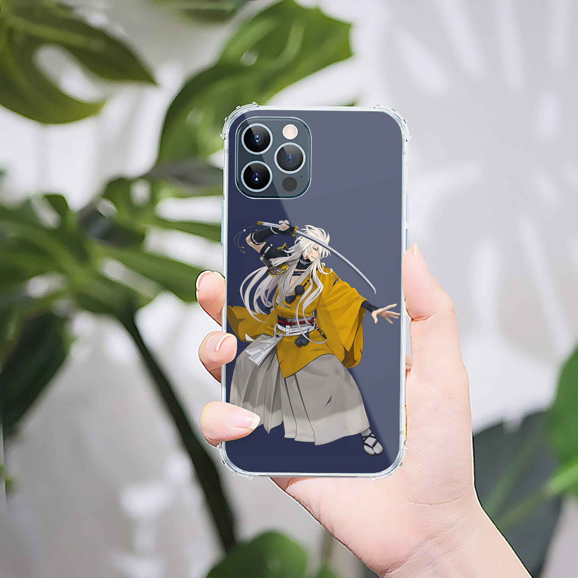（画像用） 刀剣乱舞 Touken Ranbu 【iPhone 12シリーズ対応】透明スマホケース（クリアソフトケース）
